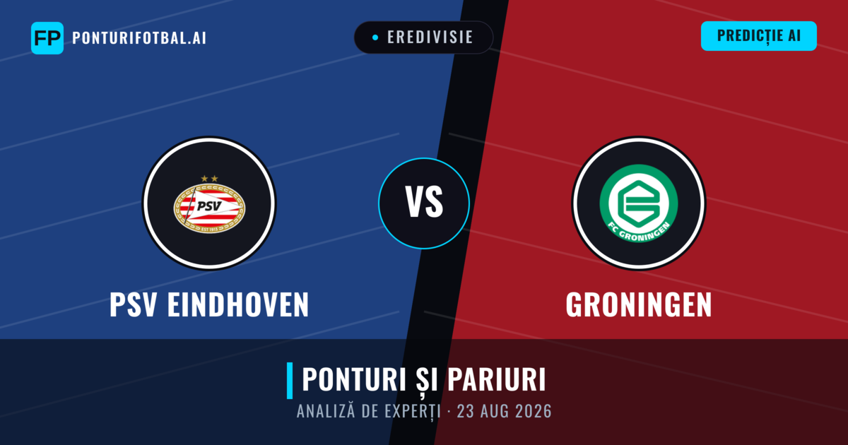 PSV Eindhoven vs Groningen — pronostic și avancronică meci