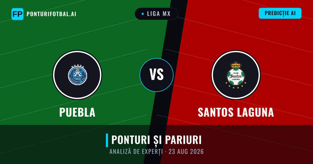 Puebla vs Santos Laguna — pronostic și avancronică meci