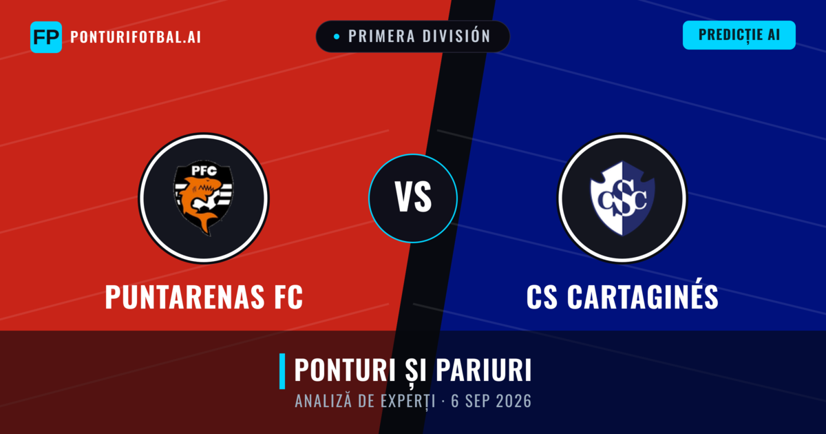 Puntarenas FC vs CS Cartaginés — pronostic și avancronică meci