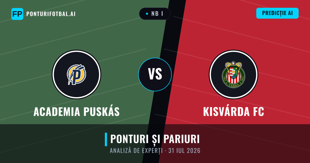 Academia Puskás vs Kisvárda FC — pronostic și avancronică meci