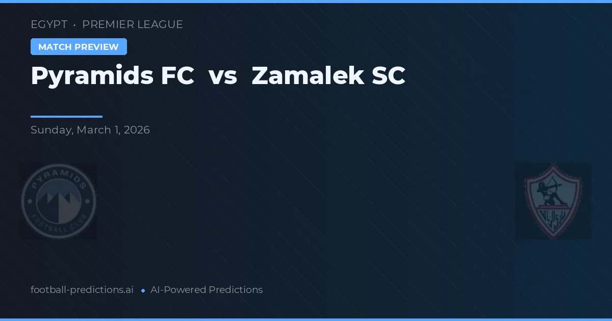 Piramide FC vs Zamalek SC — pronostic și avancronică meci