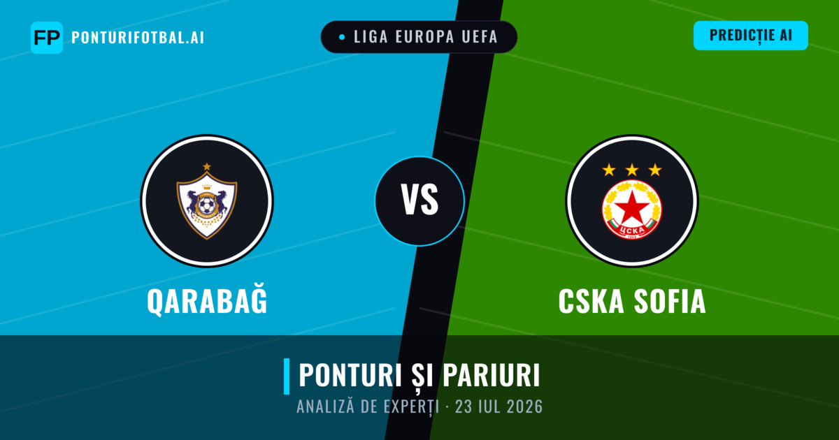 Qarabağ vs CSKA Sofia — pronostic și avancronică meci