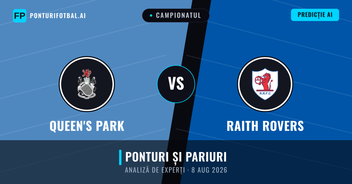 Queen's Park vs Raith Rovers — pronostic și avancronică meci