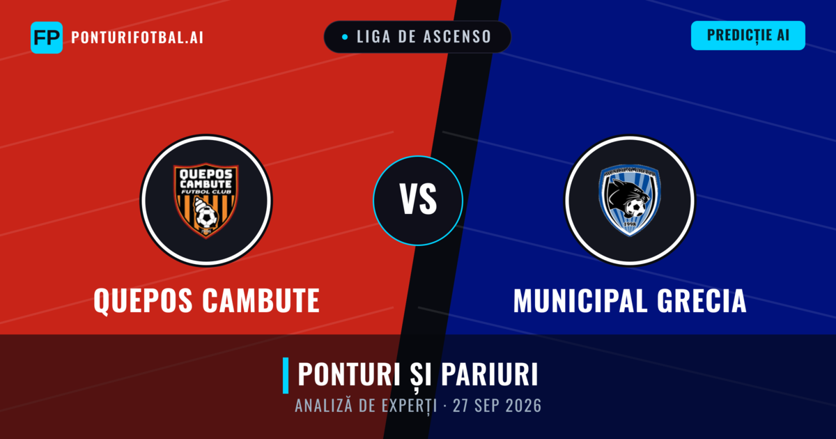 Quepos Cambute vs Municipal Grecia — pronostic și avancronică meci