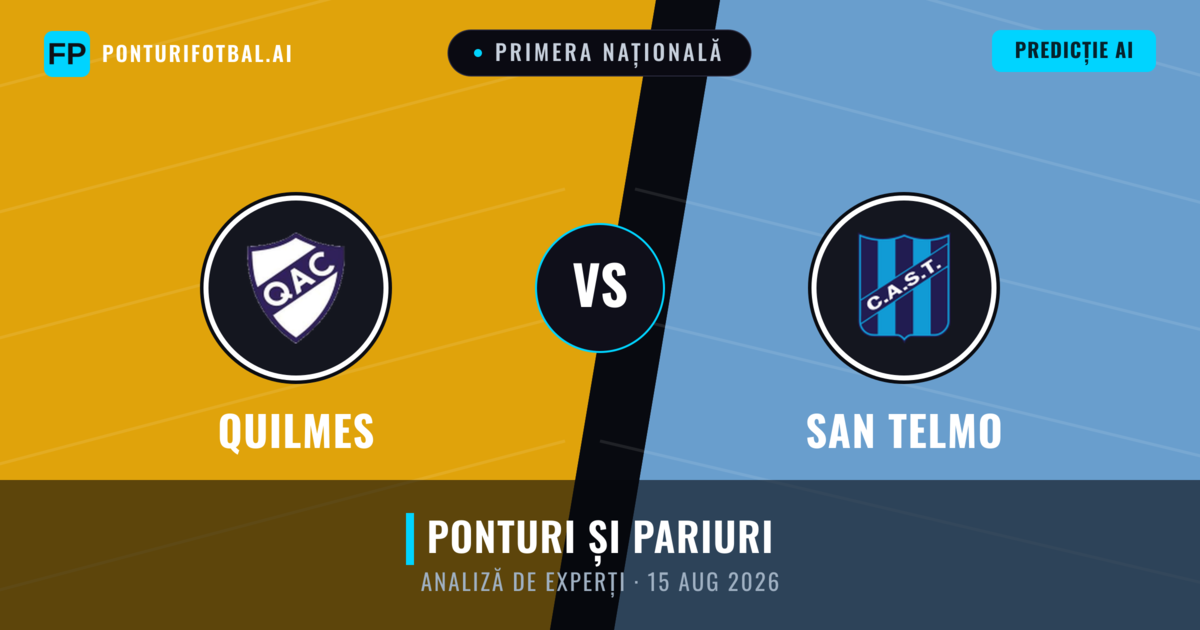 Quilmes vs San Telmo — pronostic și avancronică meci