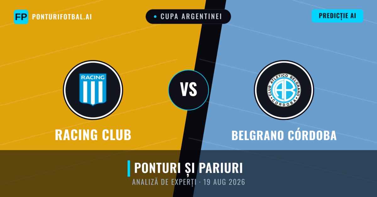 Racing Club vs Belgrano Córdoba — pronostic și avancronică meci