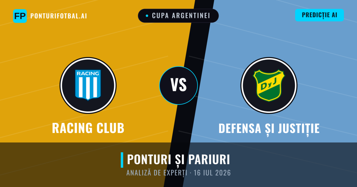Racing Club vs Defensa și Justiție — pronostic și avancronică meci