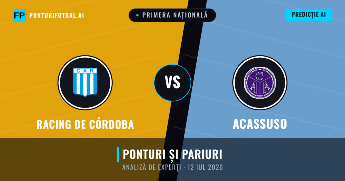 Racing de Córdoba vs Acassuso — pronostic și avancronică meci
