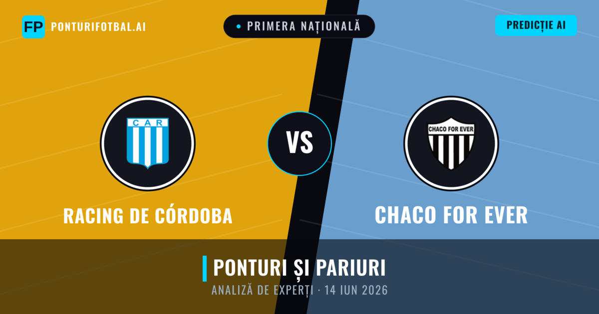 Racing de Córdoba vs Chaco For Ever — pronostic și avancronică meci