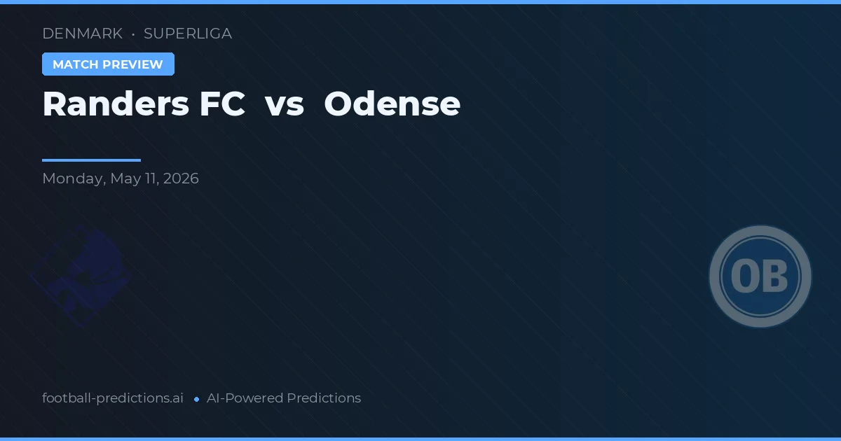 Randers FC vs Odense Boldklub — pronostic și avancronică meci