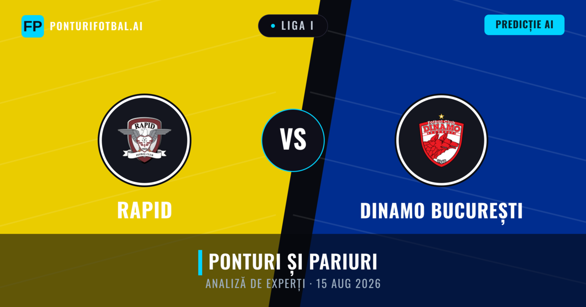 Rapid vs Dinamo București — pronostic și avancronică meci