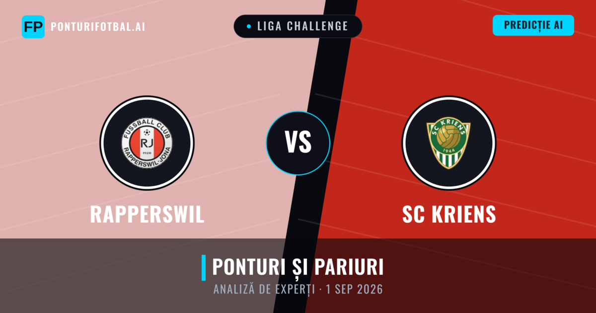 Rapperswil vs SC Kriens — pronostic și avancronică meci