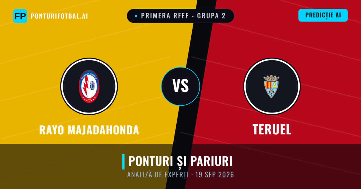 Rayo Majadahonda vs Teruel — pronostic și avancronică meci