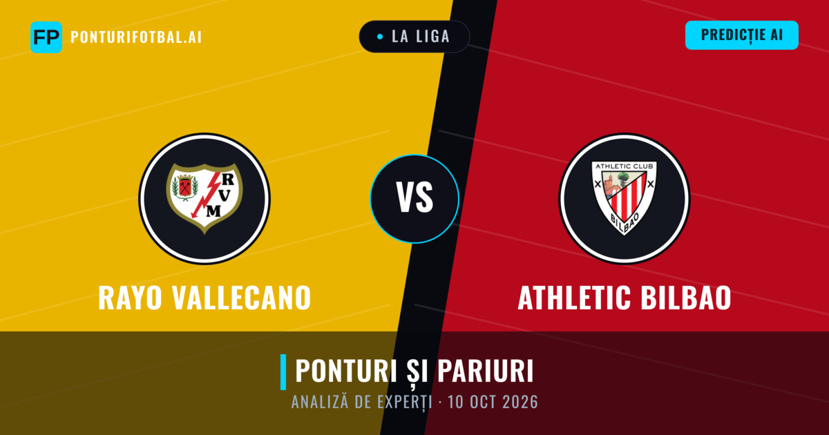 Rayo Vallecano vs Athletic Bilbao — pronostic și avancronică meci