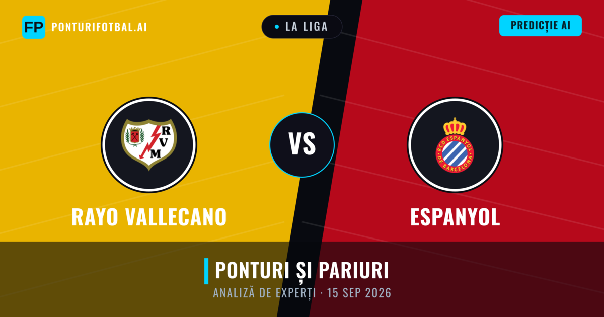 Rayo Vallecano vs Espanyol — pronostic și avancronică meci