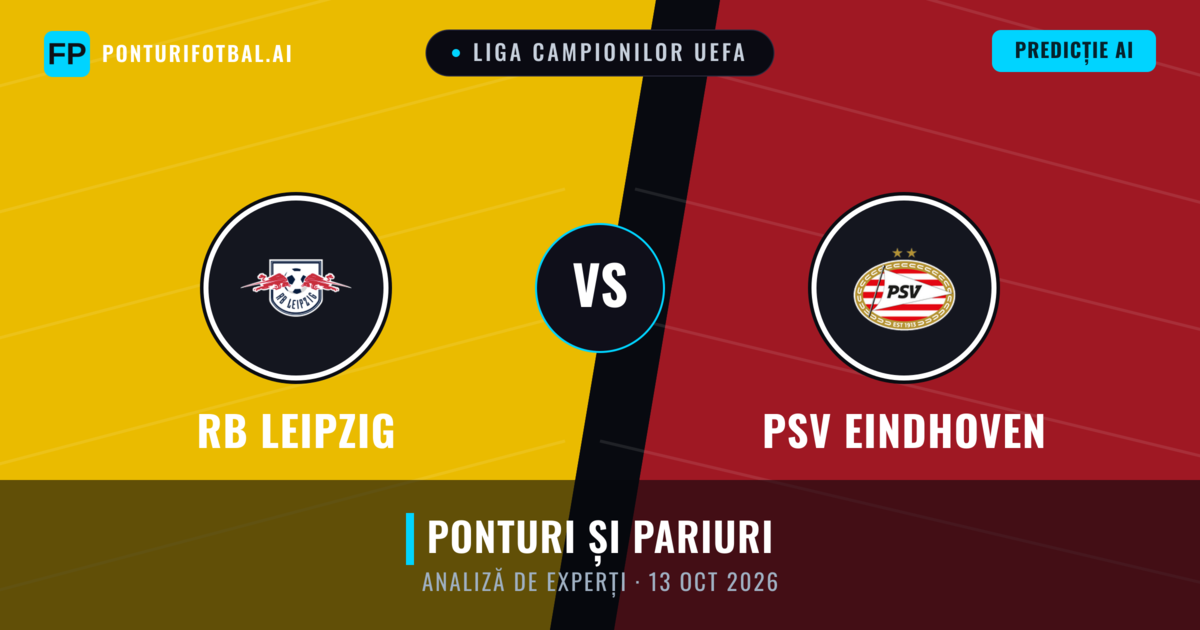 RB Leipzig vs PSV Eindhoven — pronostic și avancronică meci