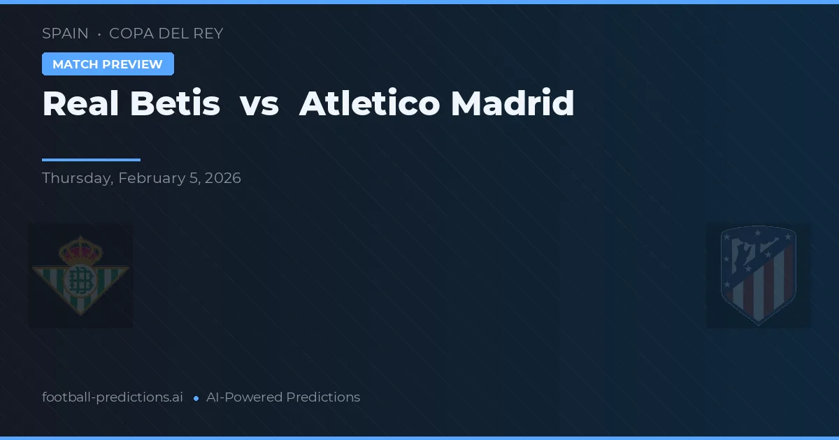 Real Betis vs Atlético Madrid — pronostic și avancronică meci