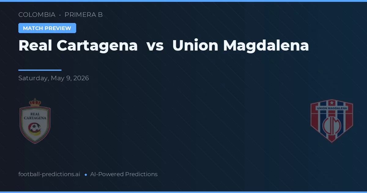 Real Cartagena vs Union Magdalena — pronostic și avancronică meci