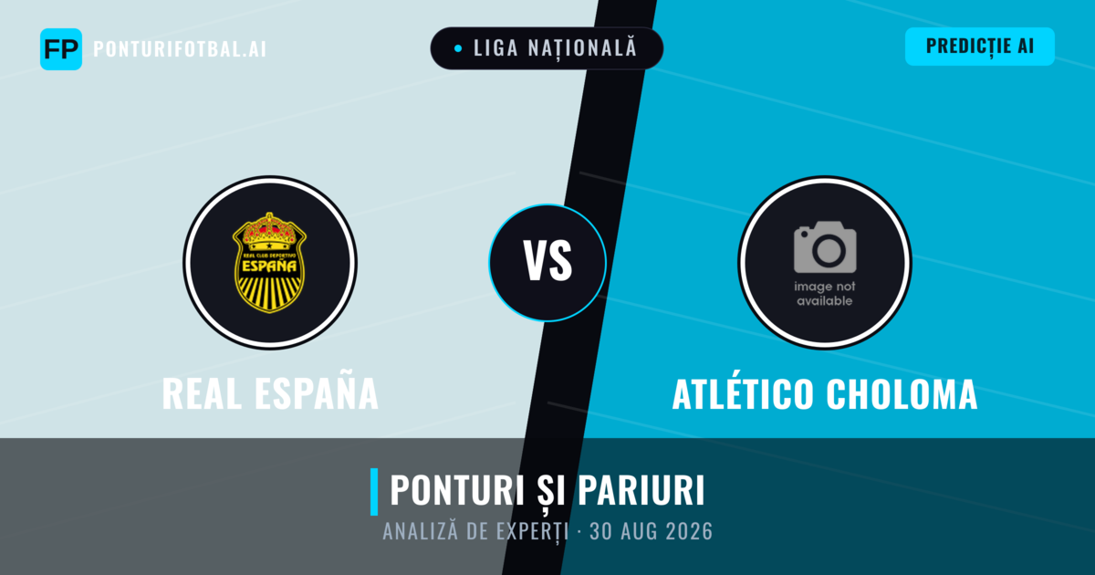 Real España vs Atlético Choloma — pronostic și avancronică meci