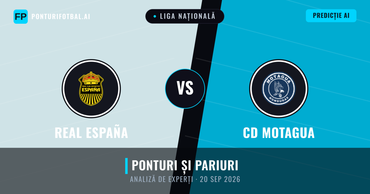 Real España vs CD Motagua — pronostic și avancronică meci