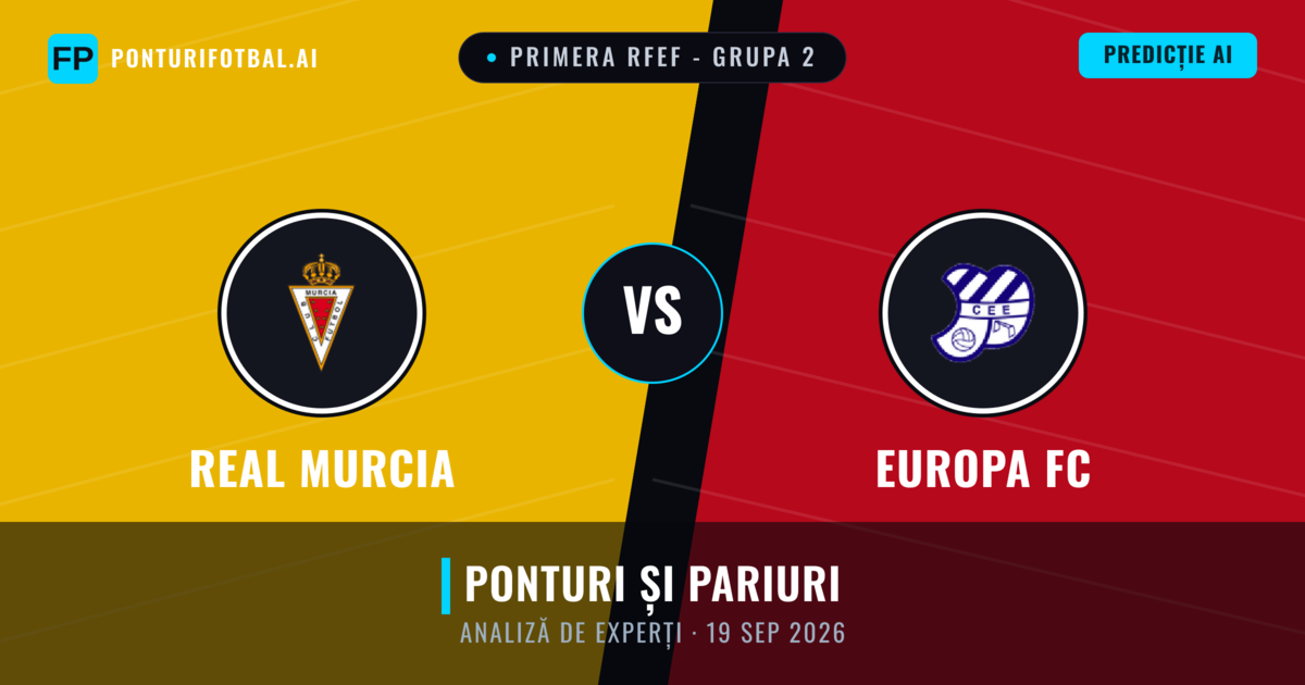 Real Murcia vs Europa FC — pronostic și avancronică meci