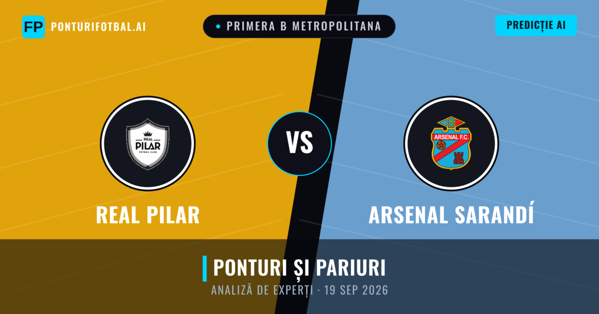 Real Pilar vs Arsenal Sarandí — pronostic și avancronică meci