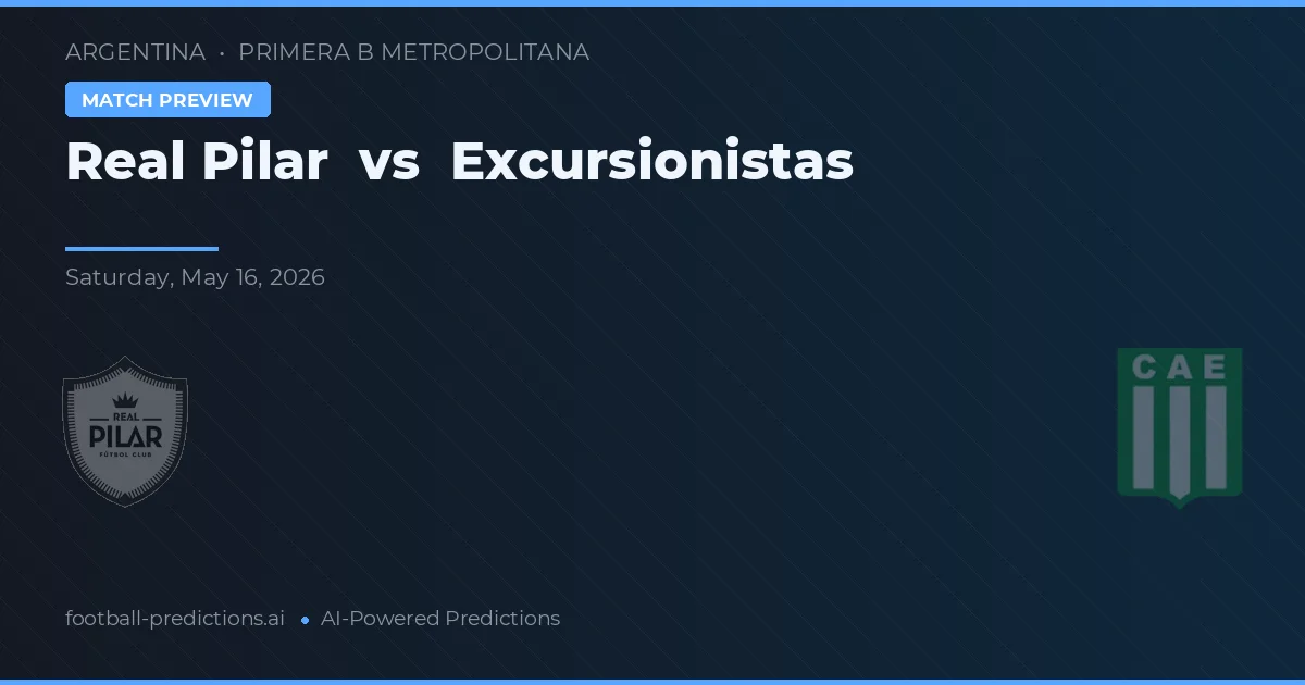 Real Pilar vs Excursionistas — pronostic și avancronică meci