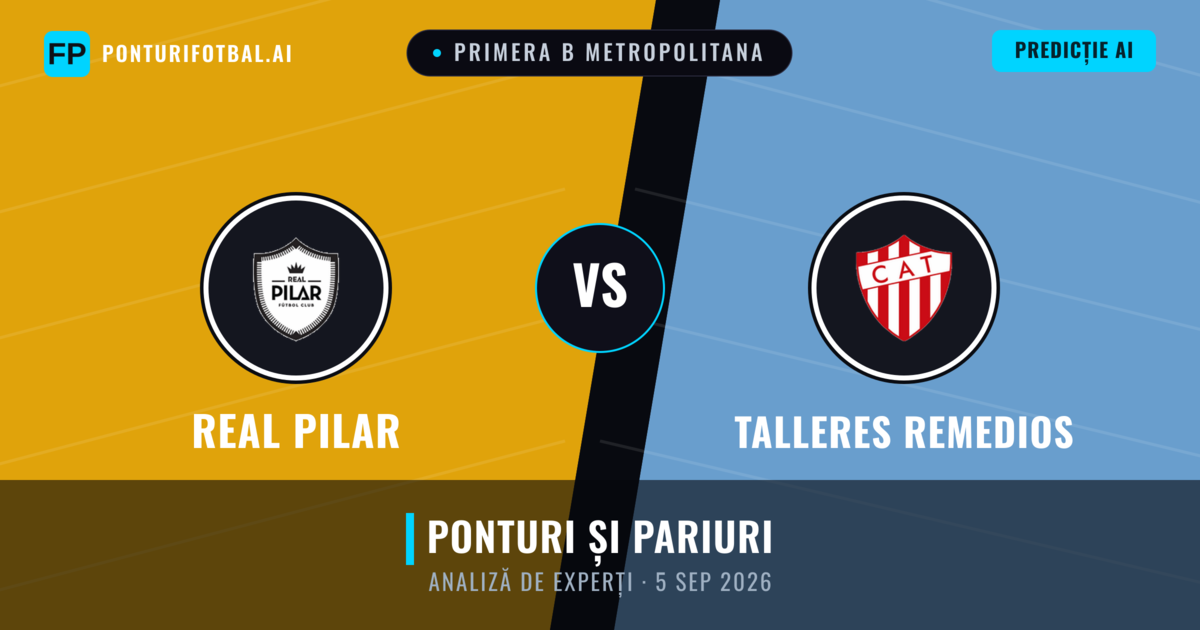 Real Pilar vs Talleres Remedios — pronostic și avancronică meci