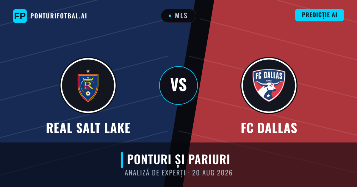 Real Salt Lake vs FC Dallas — pronostic și avancronică meci