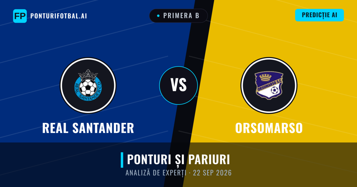 Real Santander vs Orsomarso — pronostic și avancronică meci