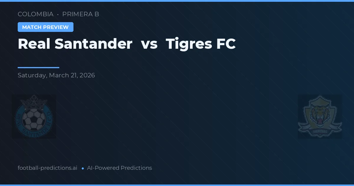Real Santander vs Tigres FC — pronostic și avancronică meci