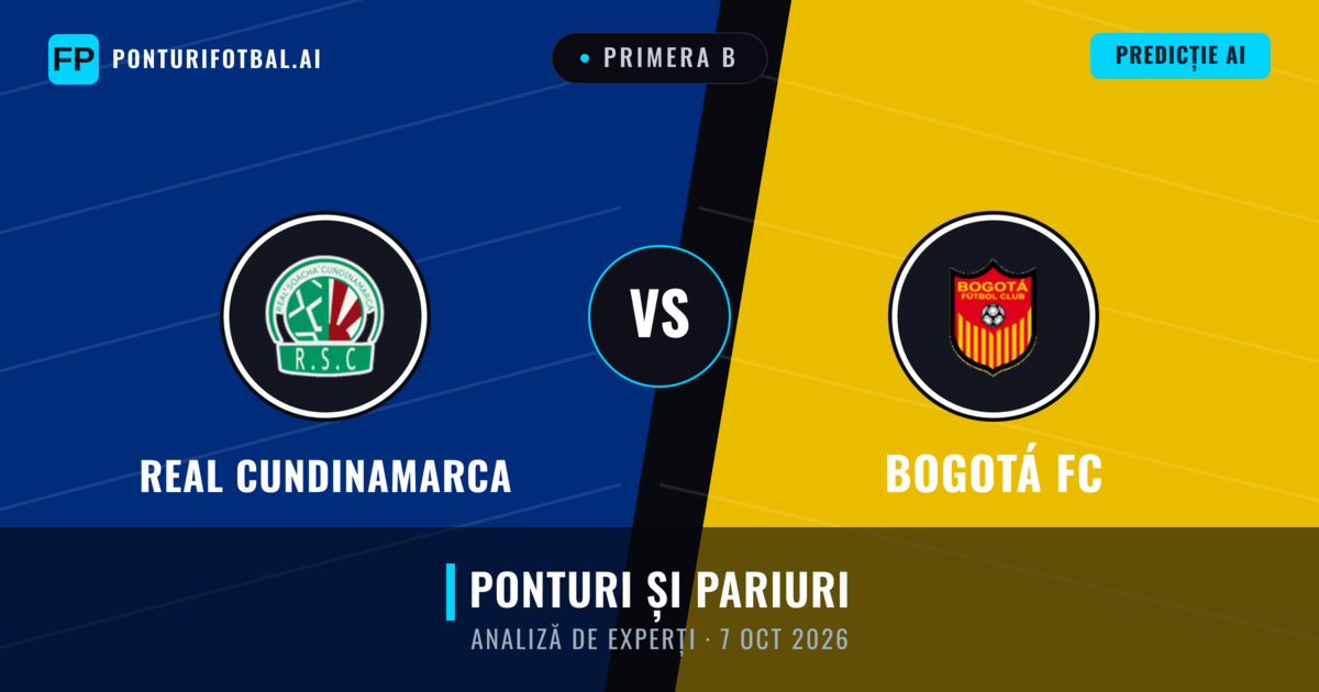 Real Cundinamarca vs Bogotá FC — pronostic și avancronică meci