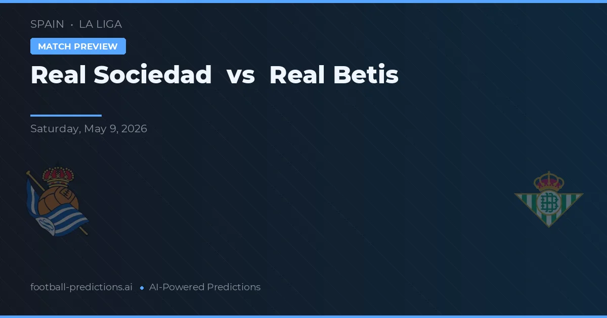 Real Sociedad vs Real Betis — pronostic și avancronică meci