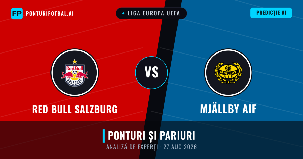 Red Bull Salzburg vs Mjällby AIF — pronostic și avancronică meci