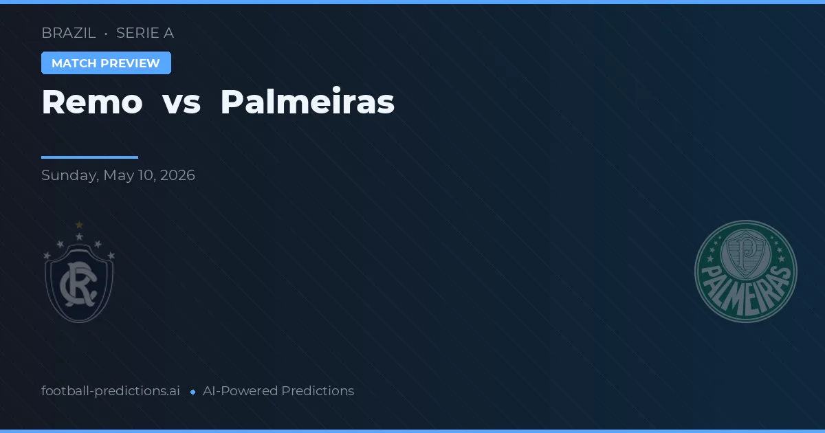 Remo vs Palmeiras — pronostic și avancronică meci
