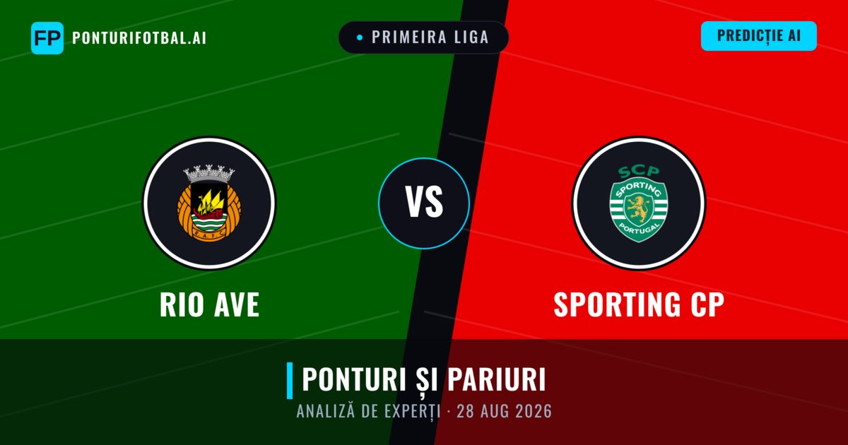 Rio Ave vs Sporting CP — pronostic și avancronică meci