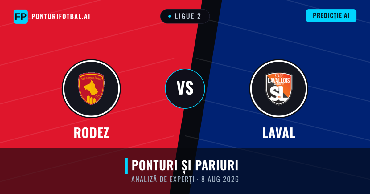 Rodez vs Laval — pronostic și avancronică meci