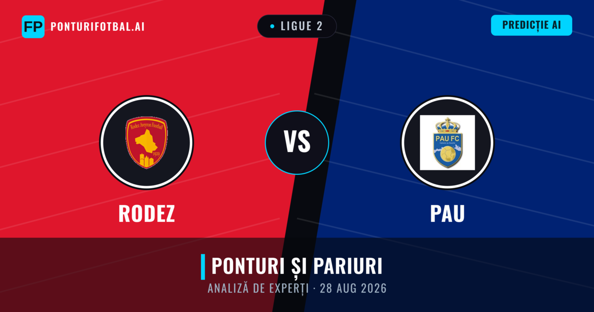 Rodez vs PAU — pronostic și avancronică meci