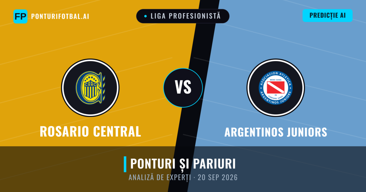 Rosario Central vs Argentinos Juniors — pronostic și avancronică meci