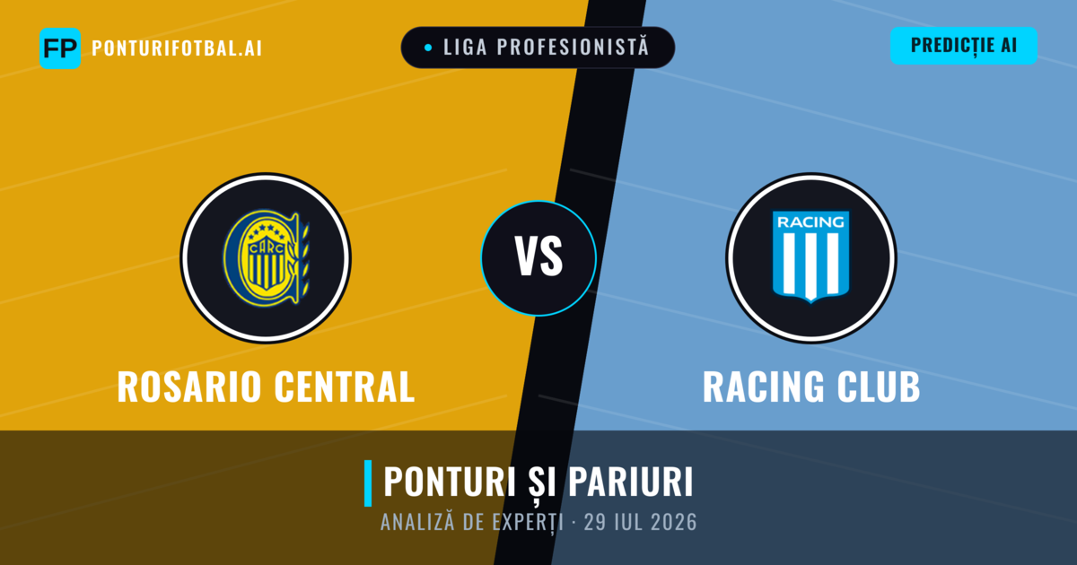 Rosario Central vs Racing Club — pronostic și avancronică meci