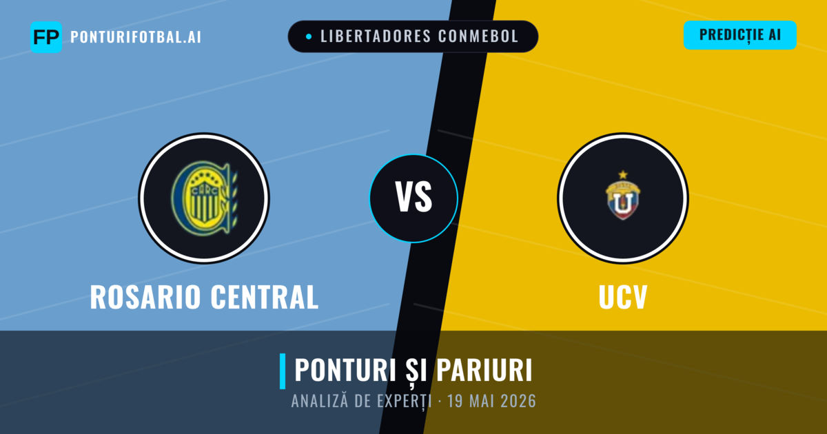 Rosario Central vs UCV — pronostic și avancronică meci