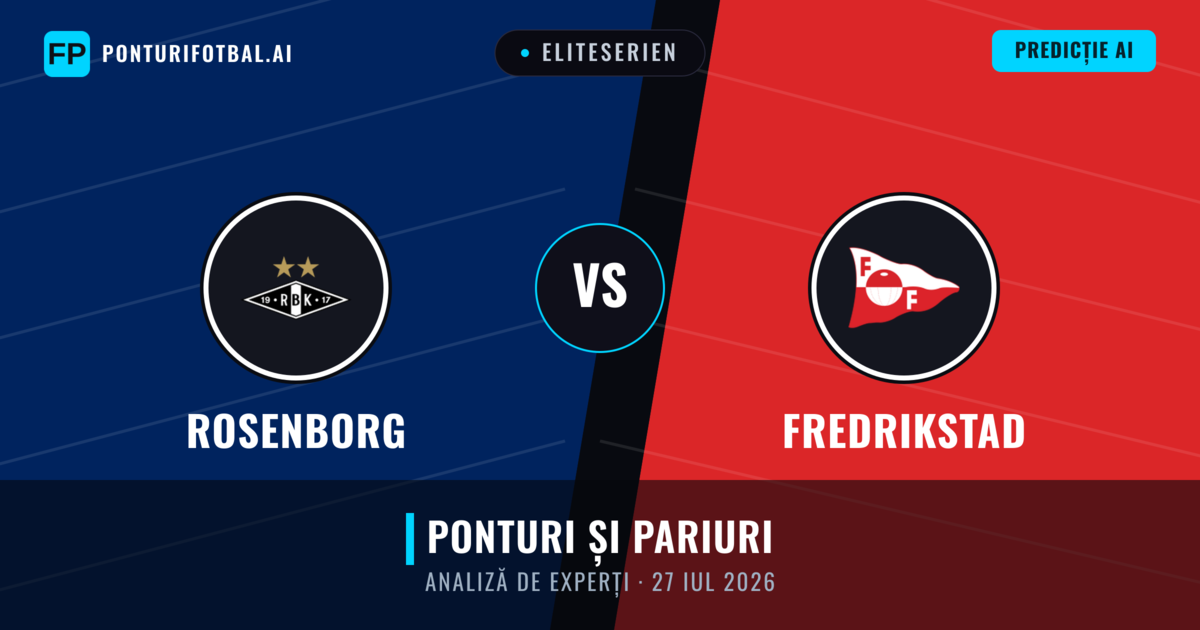 Rosenborg vs Fredrikstad — pronostic și avancronică meci