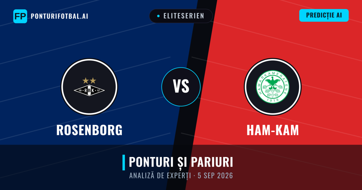 Rosenborg vs Ham-Kam — pronostic și avancronică meci