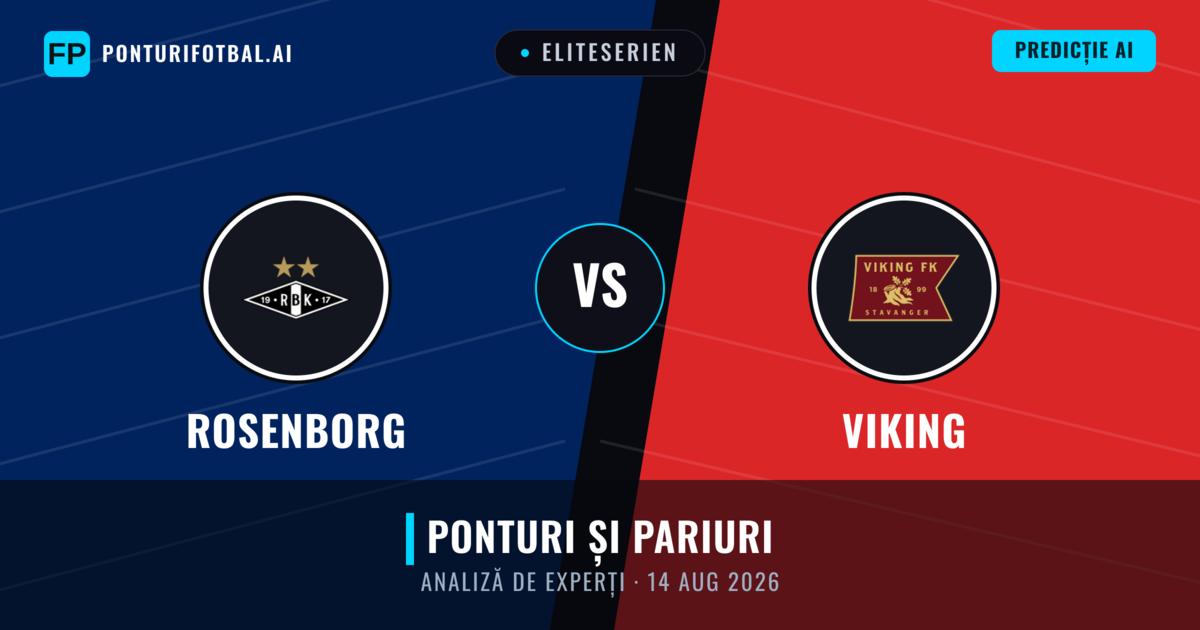 Rosenborg vs Viking — pronostic și avancronică meci