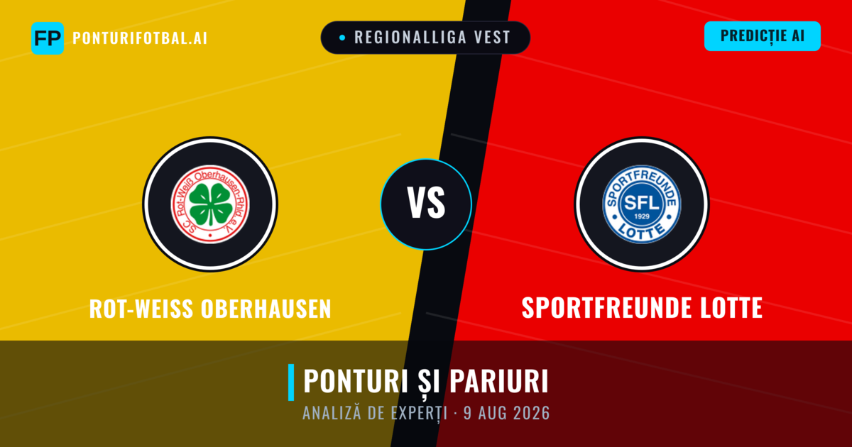 Rot-Weiss Oberhausen vs Sportfreunde Lotte — pronostic și avancronică meci