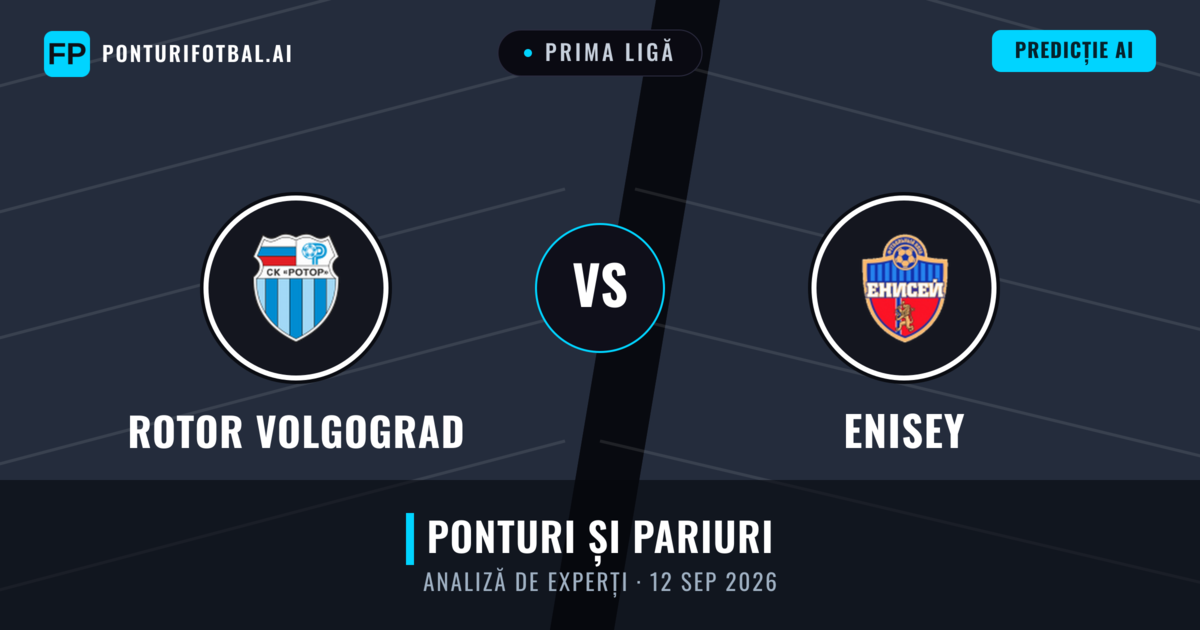 Rotor Volgograd vs Enisey — pronostic și avancronică meci