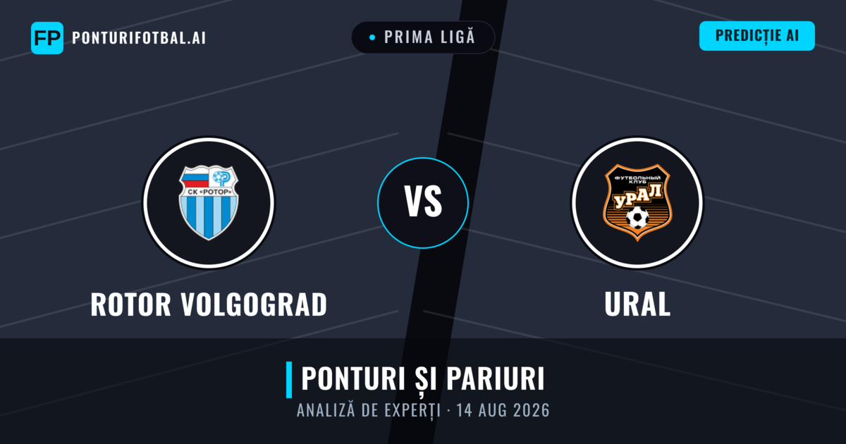 Rotor Volgograd vs Ural — pronostic și avancronică meci
