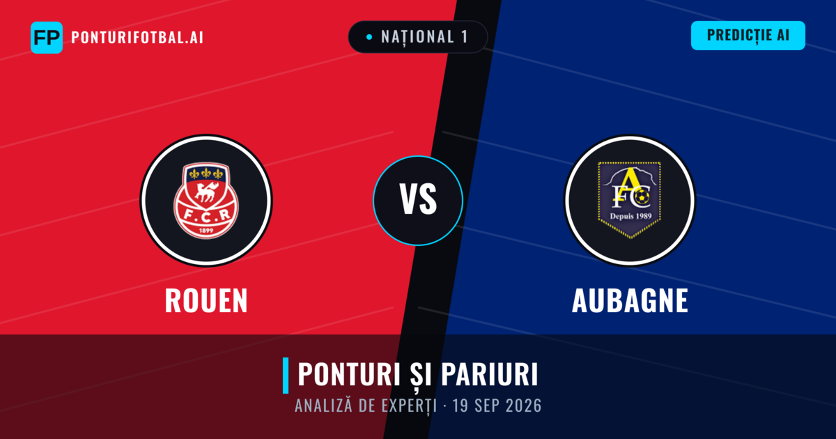 Rouen vs Aubagne — pronostic și avancronică meci