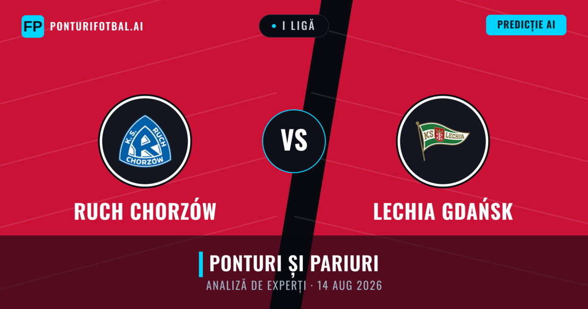 Ruch Chorzów vs Lechia Gdańsk — pronostic și avancronică meci
