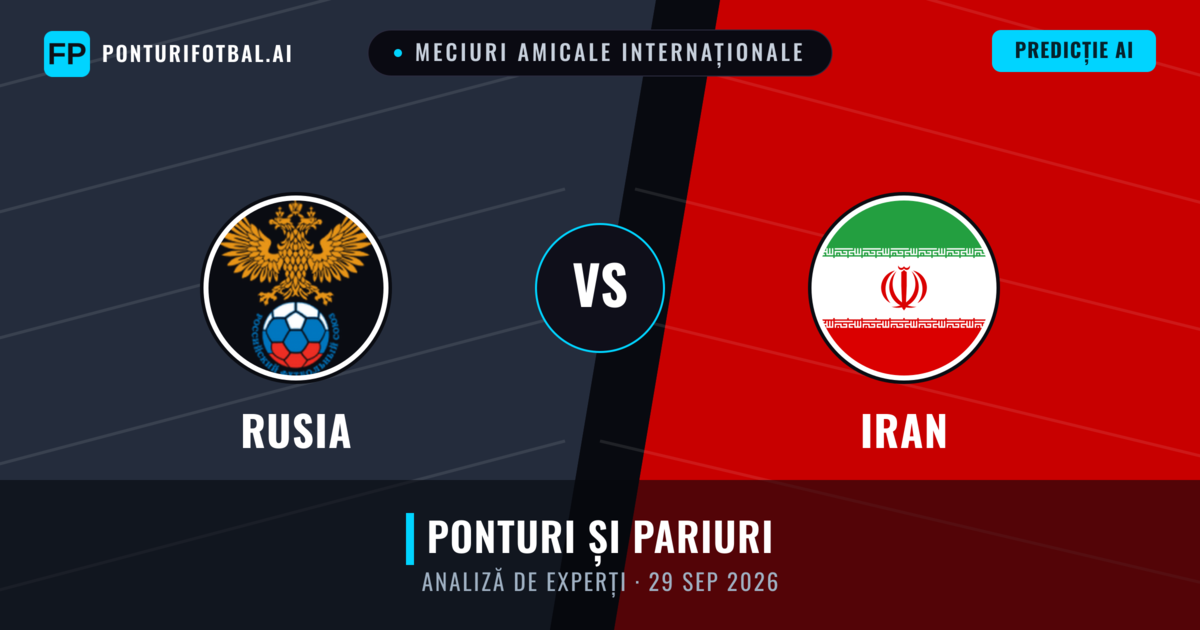 Rusia vs Iran — pronostic și avancronică meci